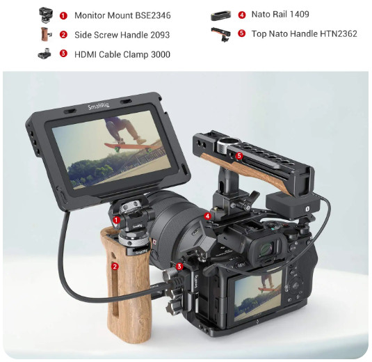 SmallRig Professional Camera Cage Kit for Sony Alpha 7S III | SM-3181