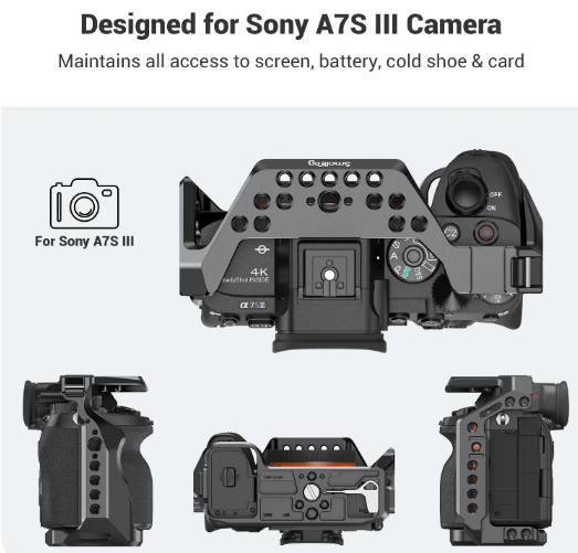 SmallRig Professional Camera Cage Kit for Sony Alpha 7S III | SM-3181