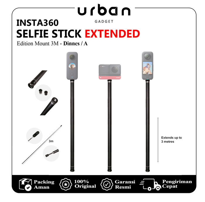 Insta360 Selfie Stick Extended Edition 3M-Dinness/A - Resmi