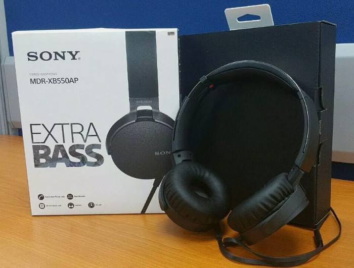 Sony XB-550AP Extra Bass On-Ear Headset/Headphones - ORI