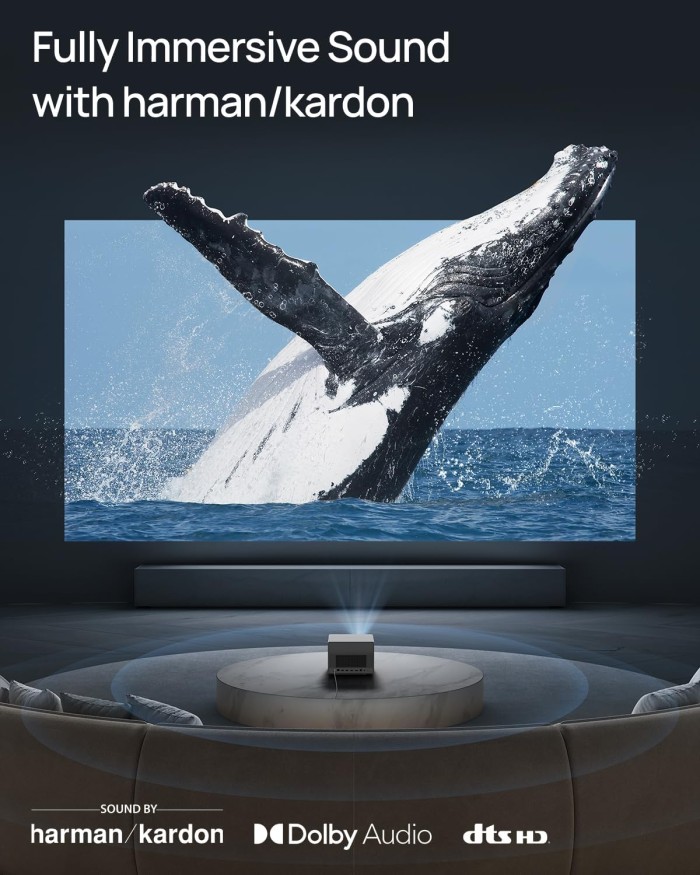 XGIMI HORIZON Ultra 4K Projector LED + Laser Dual Light ISA 3.0 2300 ISO Lumens Android TV 11 Optical Zoom Home Theater - Resmi
