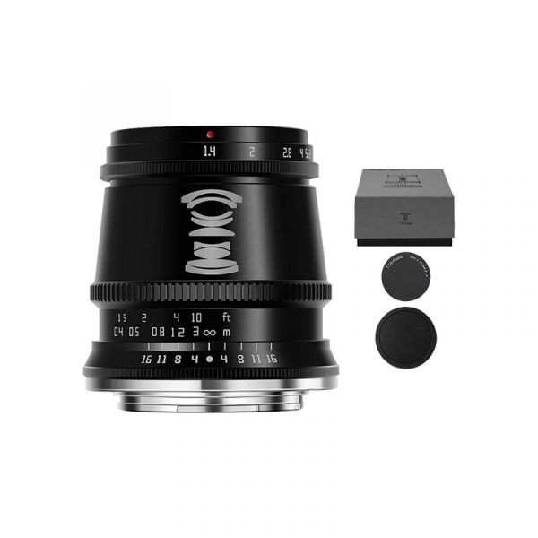 TTArtisan 17mm F1.4 APS-C Cameras Lens Manual Focus MF for Canon M EF-M EOS-M Sony E Fujifilm X Fuji X M43 M4/3 Mount