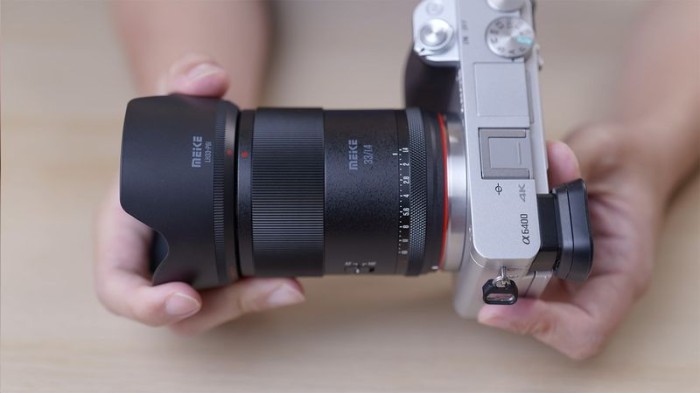 Meike AF 33mm F/1.4 Auto Focus APS-C Lens Portrait Lens For Fuji - XF | Sony - E | Nikon - Z | Mount Cameras - Resmi