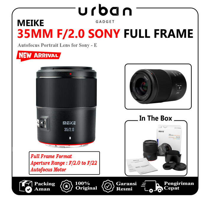 Meike 35mm F/2.0 Autofocus Portrait Lens For Sony - E | Nikon - Z | Fuji - XF | Mount Cameras - Resmi
