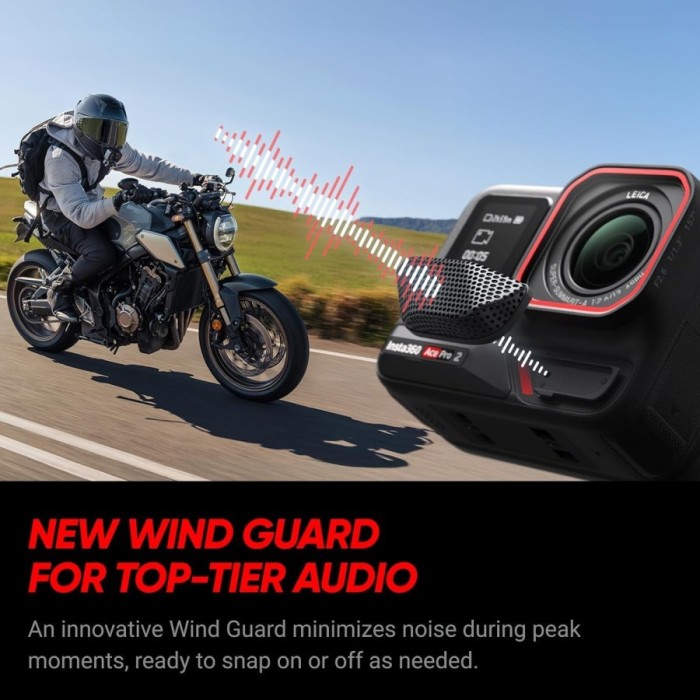 Insta360 Ace Pro 2 Action Camera 8K Ultra-HD Leica Lens Waterproof - Resmi