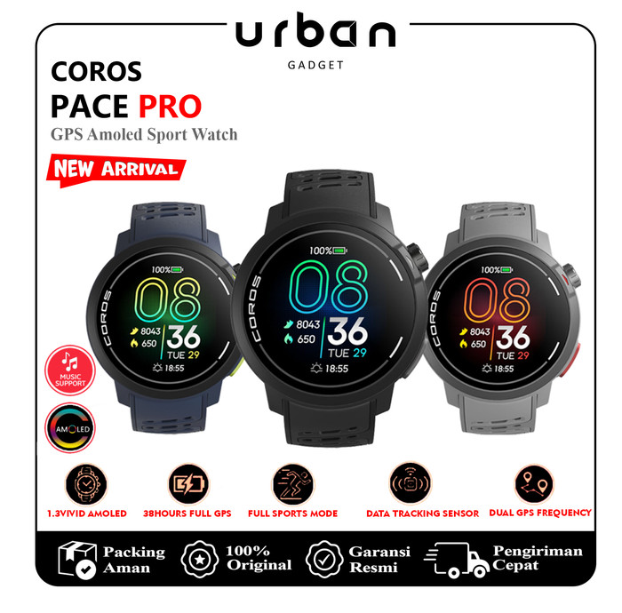 Coros Pace Pro GPS Running Sport Watch - Resmi