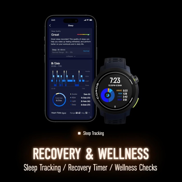 Coros Pace Pro GPS Running Sport Watch - Resmi