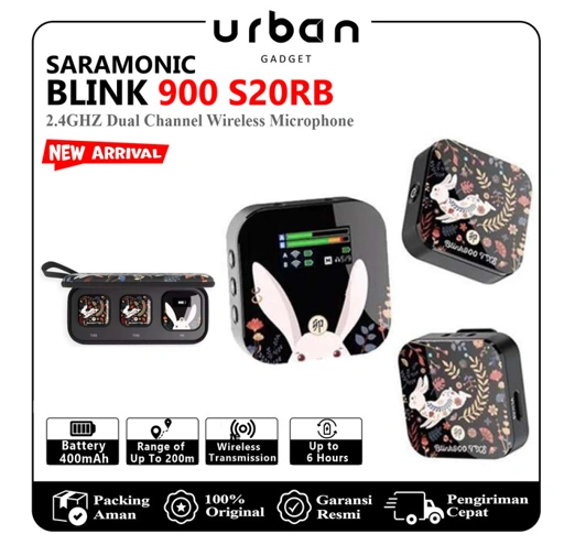 Saramonic Blink 900 S20RB Dual Channel Wireless Microphone - Resmi