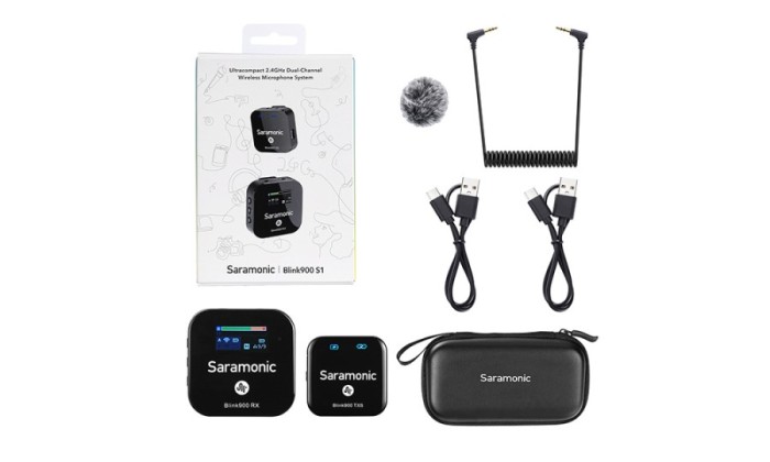 Saramonic Blink 900 S1 S2 Dual-Channel Wireless Microphone System - Resmi