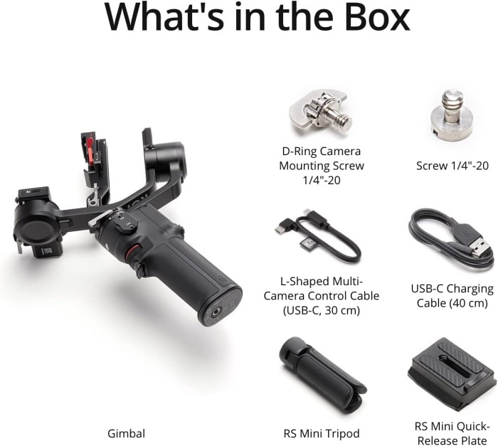 DJI Ronin S3 Mini 3-Axis | DJI RS 3 Mini Gimbal Stabilizer for Cameras - Resmi