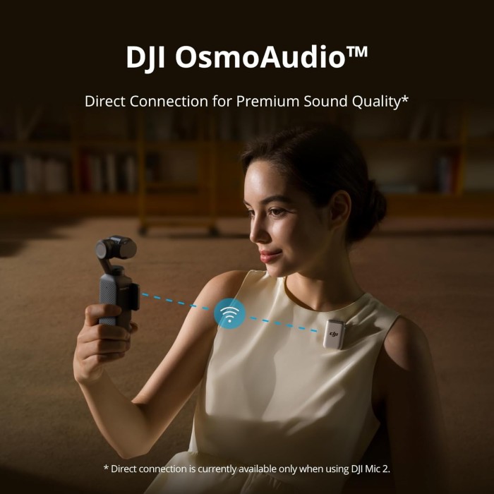 DJI Osmo Pocket 3 Basic | Vlogging Pocket Gimbal Camera with 1'' CMOS & 4K/120fps Video - Resmi