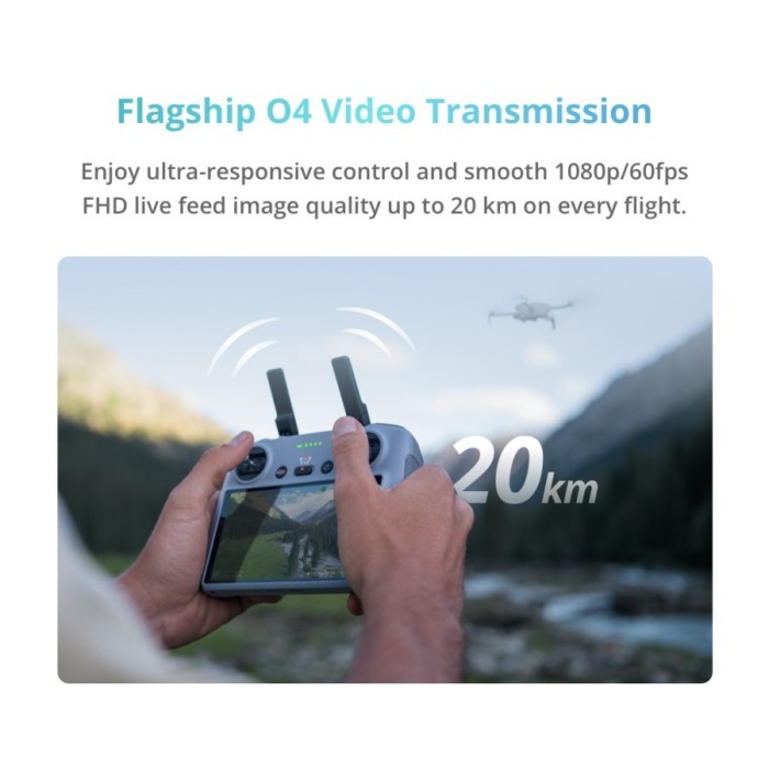 DJI Mini 4 Pro 4K Fly More Combo Plus With Dji RC2 Ultra-Stabilized Video Camera Drone - Garansi Resmi