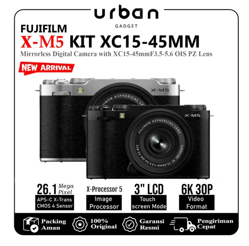Image of Fujifilm X-M5 KIT With XC 15-45mm Lens | Digital Camera Mirrorless - Resmi