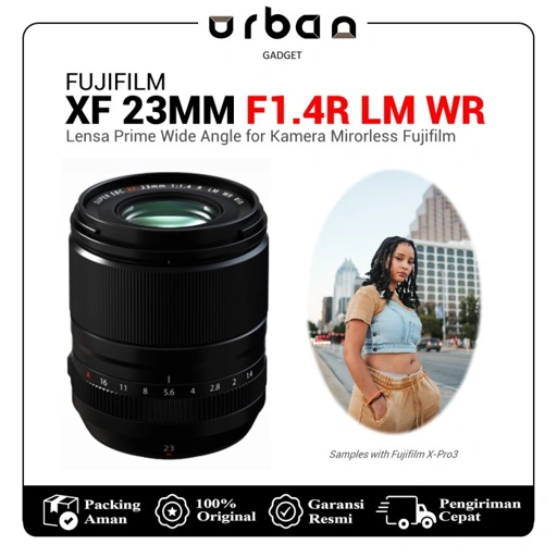 Image of Fujifilm Fujinon XF 23mm f1.4 R LM WR Fujifilm XF23mm Lensa Kamera
