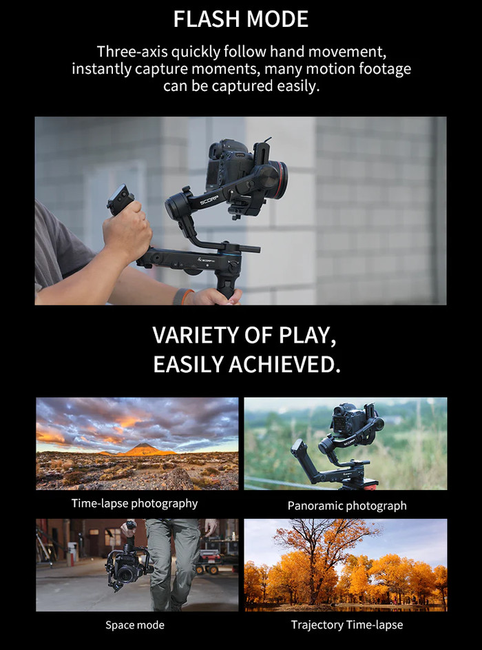Feiyu Scorp PRO F4 3 axis Professional Gimbal Stabilizer