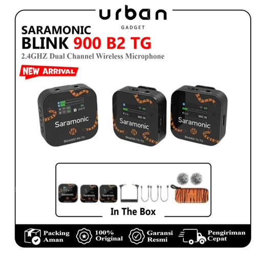 Saramonic Blink 900 B2 TG Tiger 2 Channel Wireless Microphone - Resmi