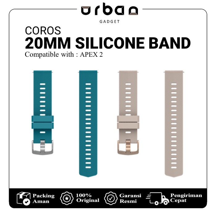 COROS STRAP SILICONE 20MM APEX 2.