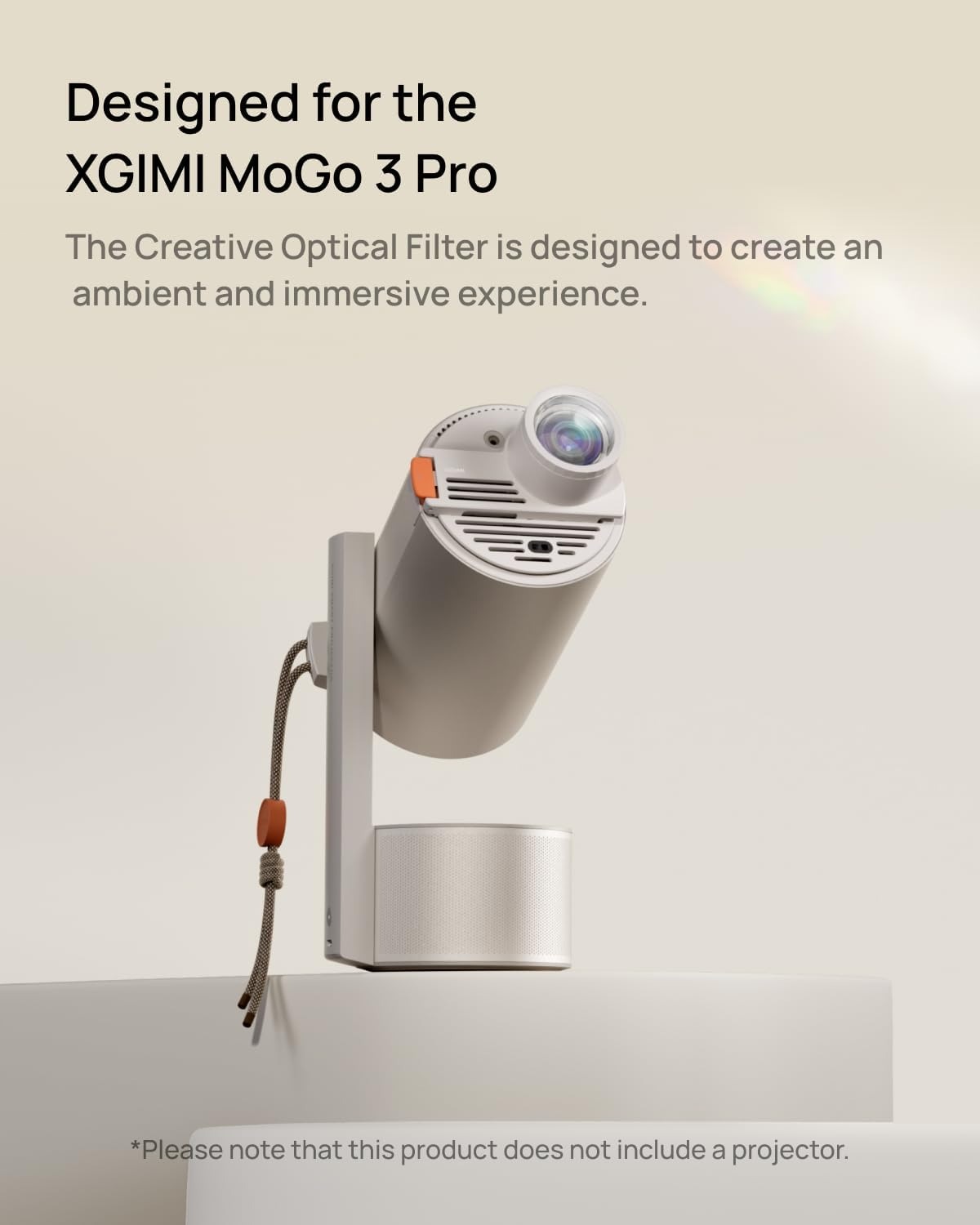 XGIMI MoGo 3 Pro Portable DLP Projector with PowerBase Stand | XN13A - Garansi Resmi