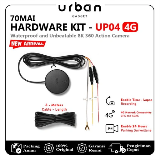 Image of 70mai Hardwire Kit Cable UP04 Untuk Omni/A810 Parking Monitor 4G LiveControl - Resmi