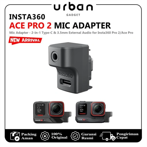 Image of Insta360 Mic Adapter TRS 3.5mm For Insta360 Ace Pro 2 Camera Action - Resmi