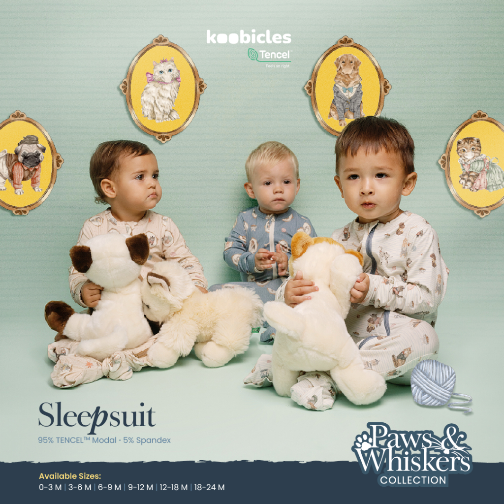 Koobicles Sleepsuit TENCEL™ "Paws & Whiskers”