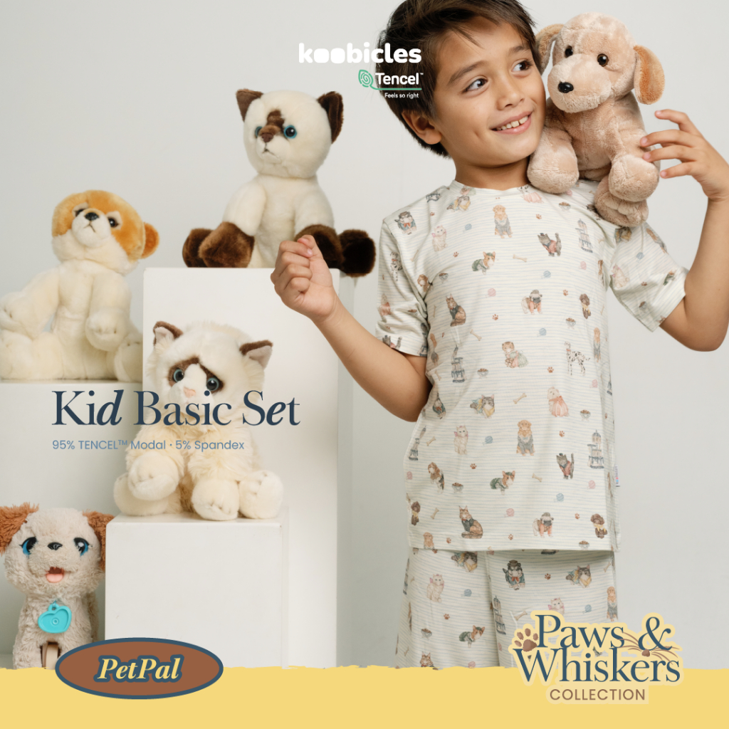 Koobicles Kid Basic Set TENCEL™ “Paws & Whiskers”