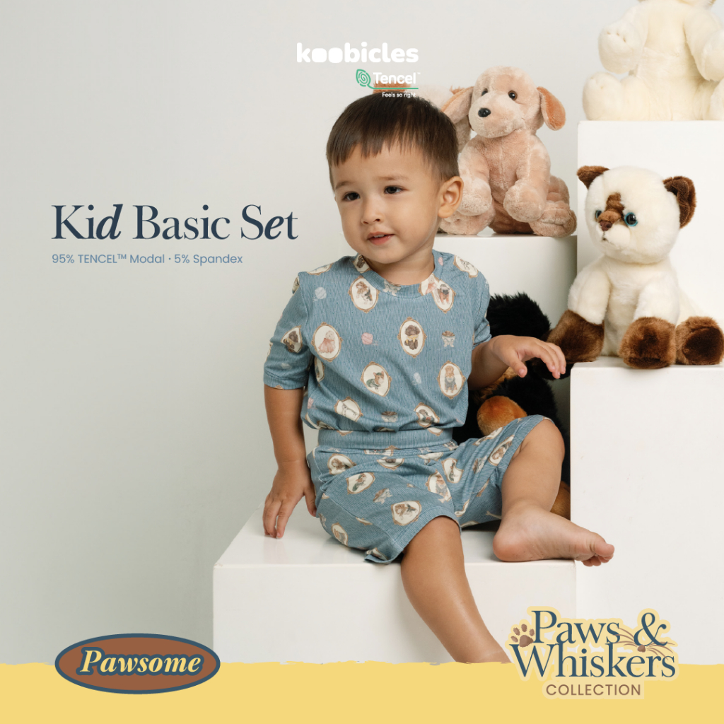 Koobicles Kid Basic Set TENCEL™ “Paws & Whiskers”