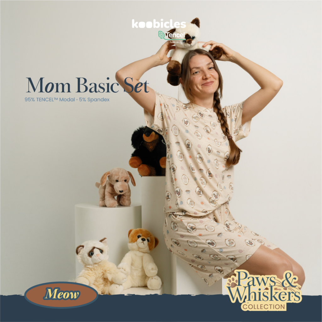 Koobicles Mom Basic Set TENCEL™ "Paws & Whiskers”