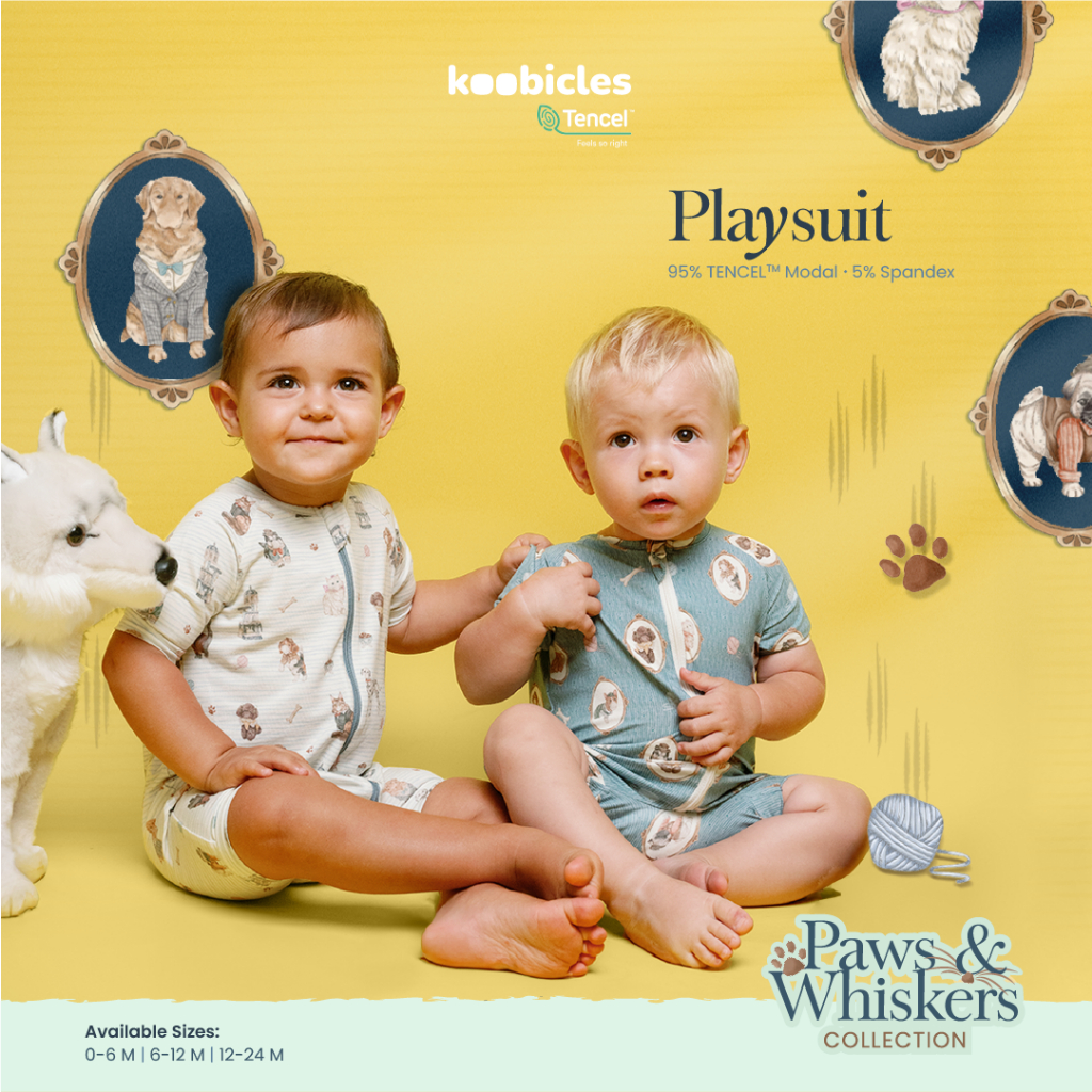 Koobicles Playsuit TENCEL™ “Paws & Whiskers”