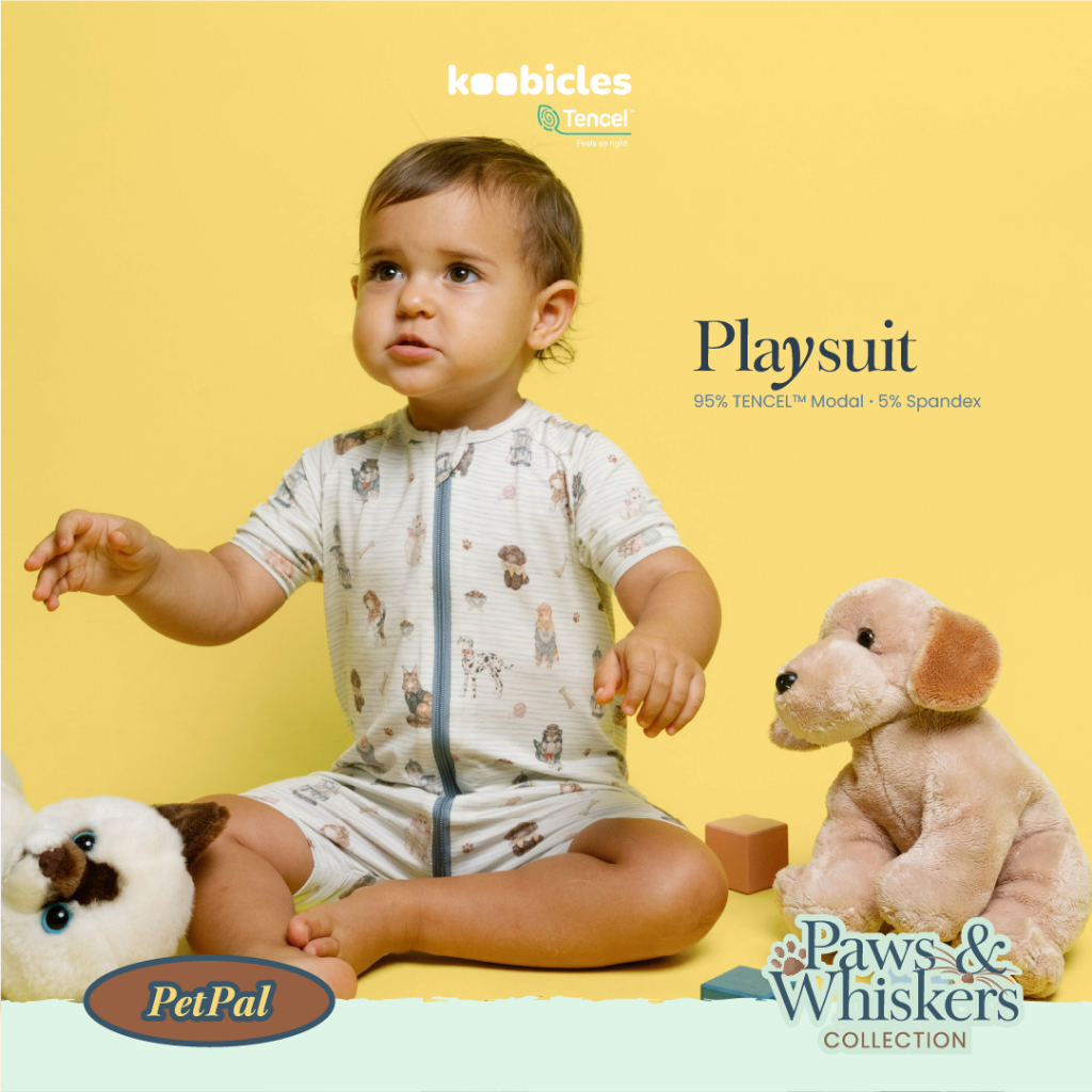 Koobicles Playsuit TENCEL™ “Paws & Whiskers”