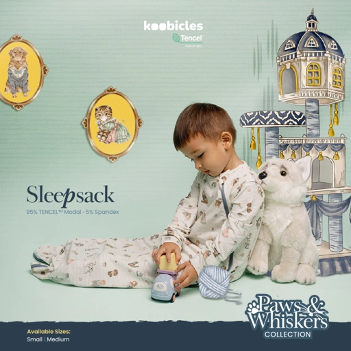 Koobicles Sleepsack TENCEL™ "Paws & Whiskers"