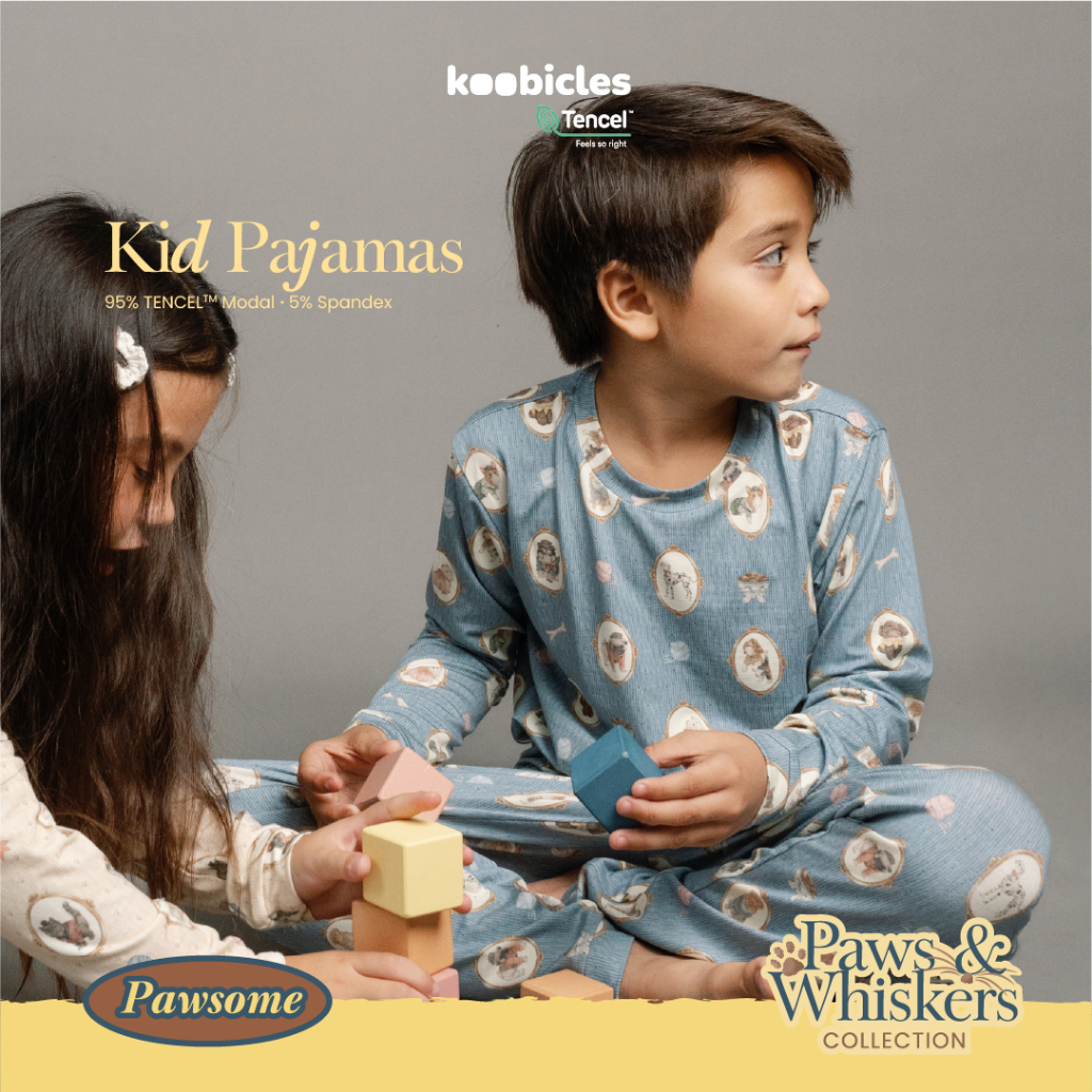Koobicles Kid Pajamas TENCEL™ “Paws & Whiskers”