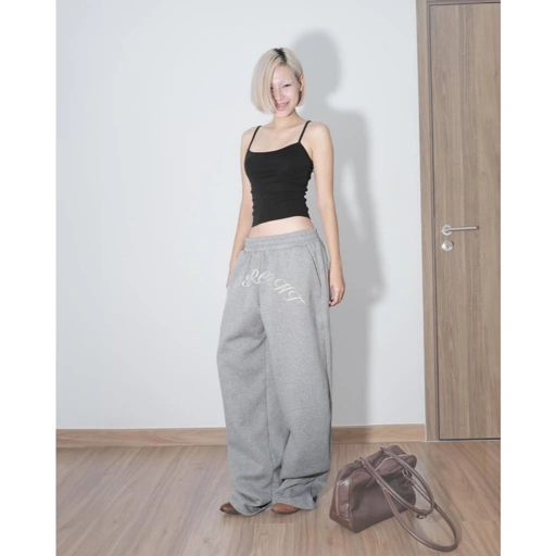 Image of CROTCH EMBROIDERY SWEATPANTS - 67percent