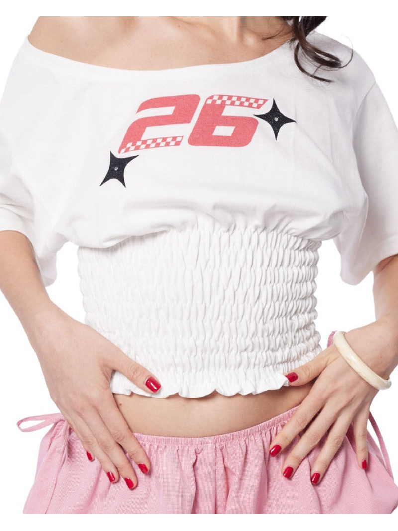 Speedway off shoulder top - The frecklestudio