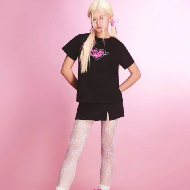 Heart Printed T-shirt - dottie