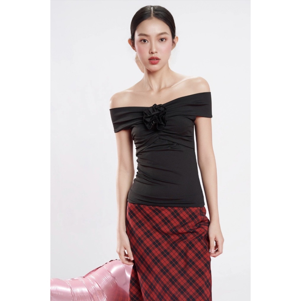 Mid-length Checkered Skirt - Dottie