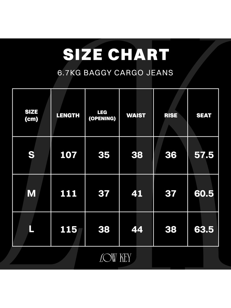 6,7KG BAGGY CARGO PANTS - 67percent