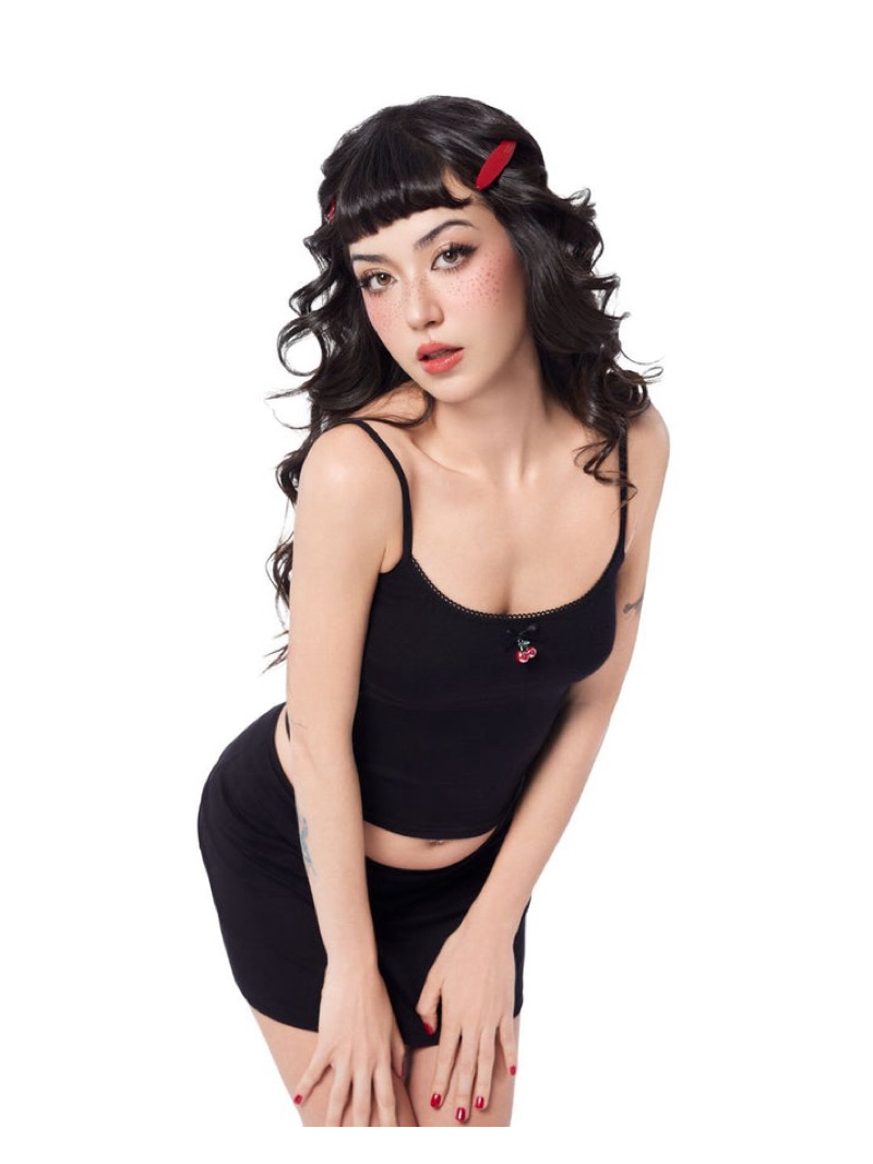 Cherry Camisole top - The frecklestudio