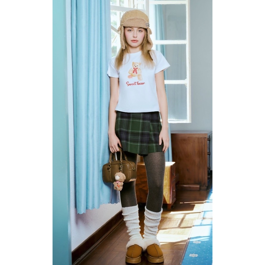 Gingham Skort - Dottie