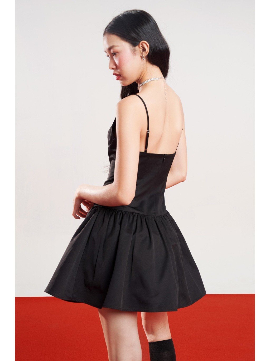 2-strap Floral Flared Dress - Dottie