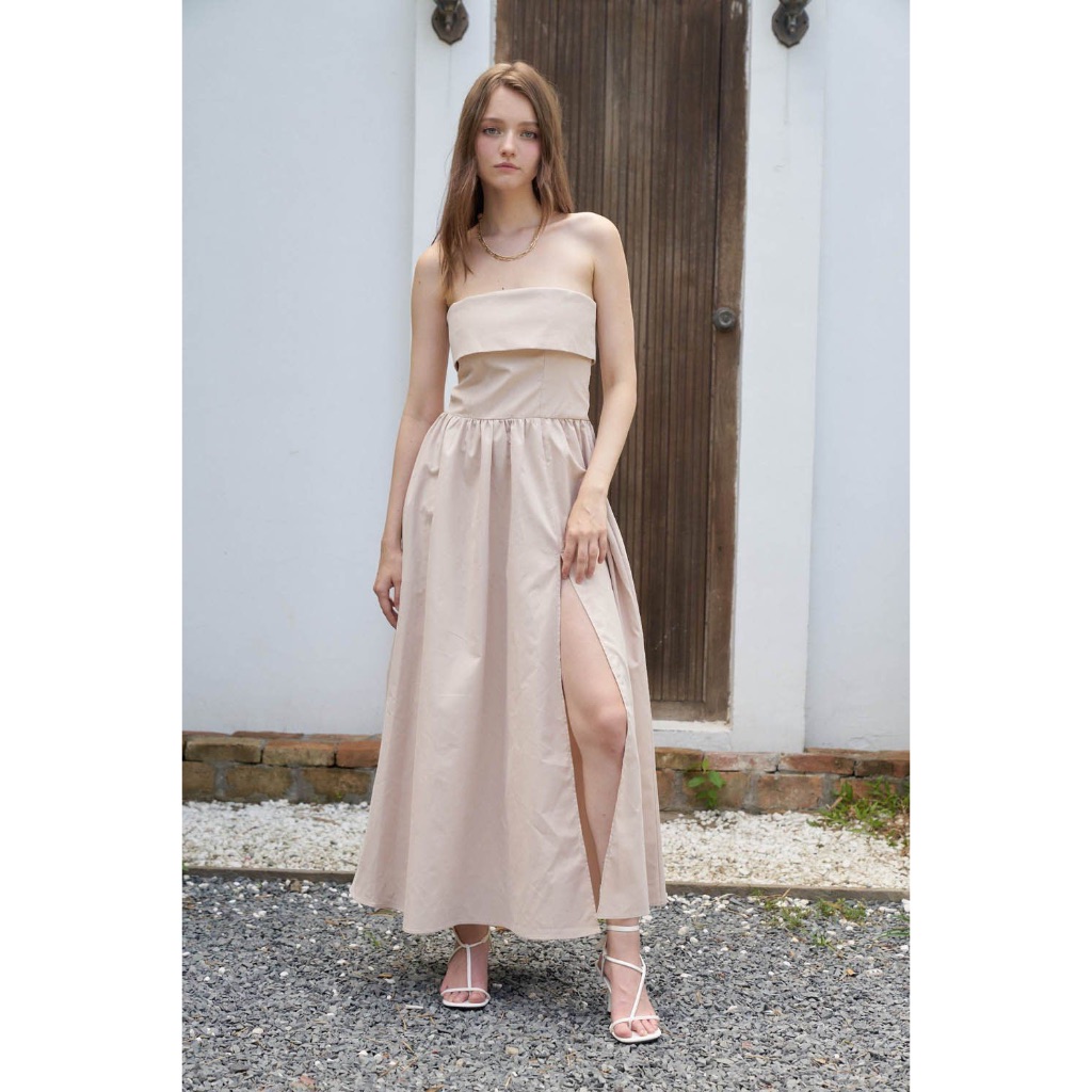 Tube and Split Long Dress - Dottie