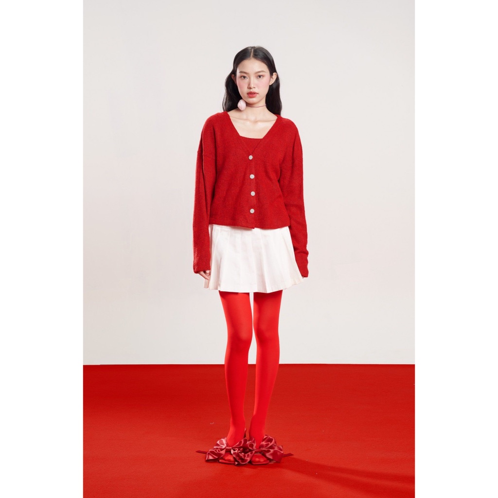 Pleated Short Skirt - Dottie