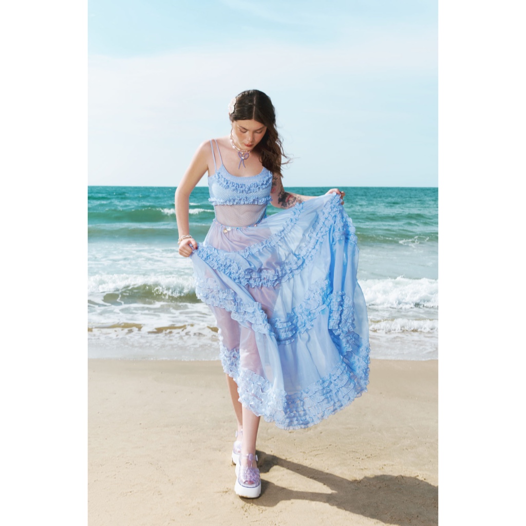 Jellyfish Dress Blue - Dottie