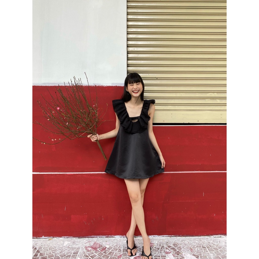 Short Dress Ruffles - Dottie