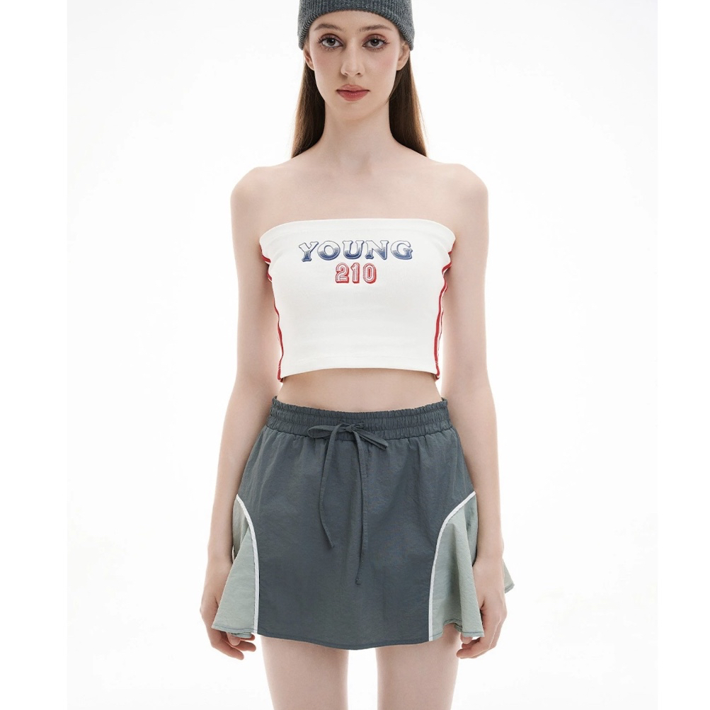 Tube Top with Hemming - Dottie