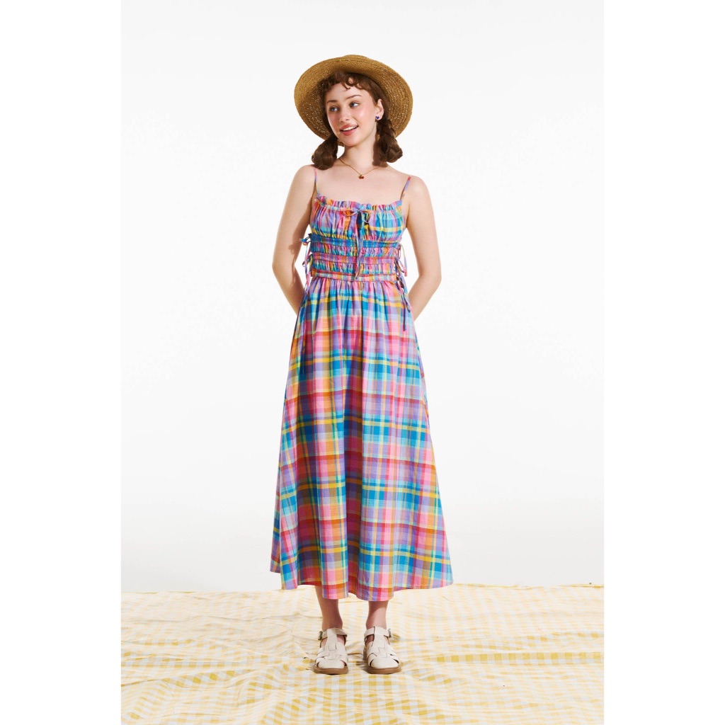 Smoking and Bow-tie Midi Dress - Dottie