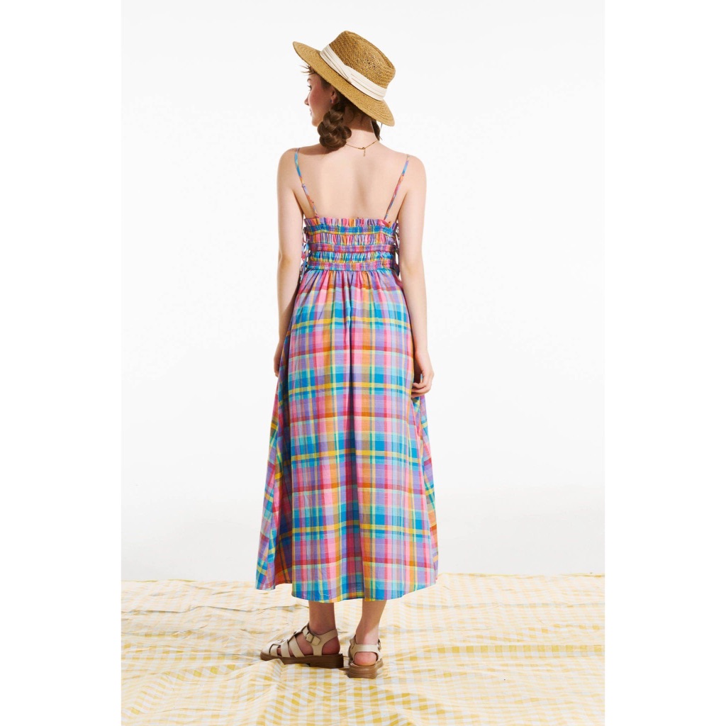 Smoking and Bow-tie Midi Dress - Dottie