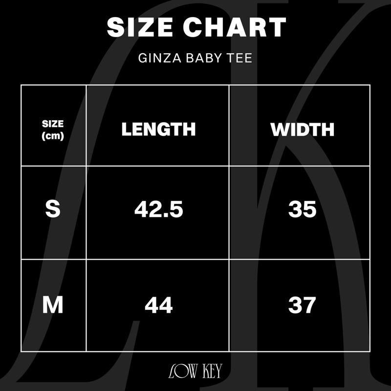 GINZA BABY TEE - 67percent