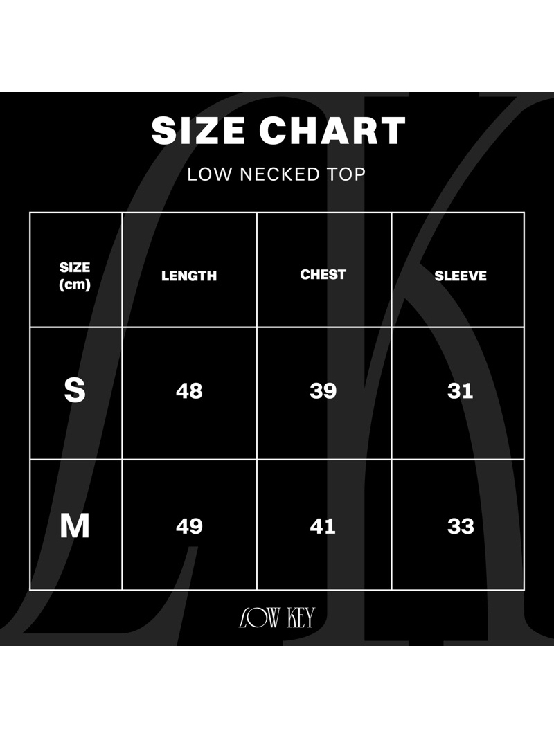 LOW NECKED TOP - 67percent