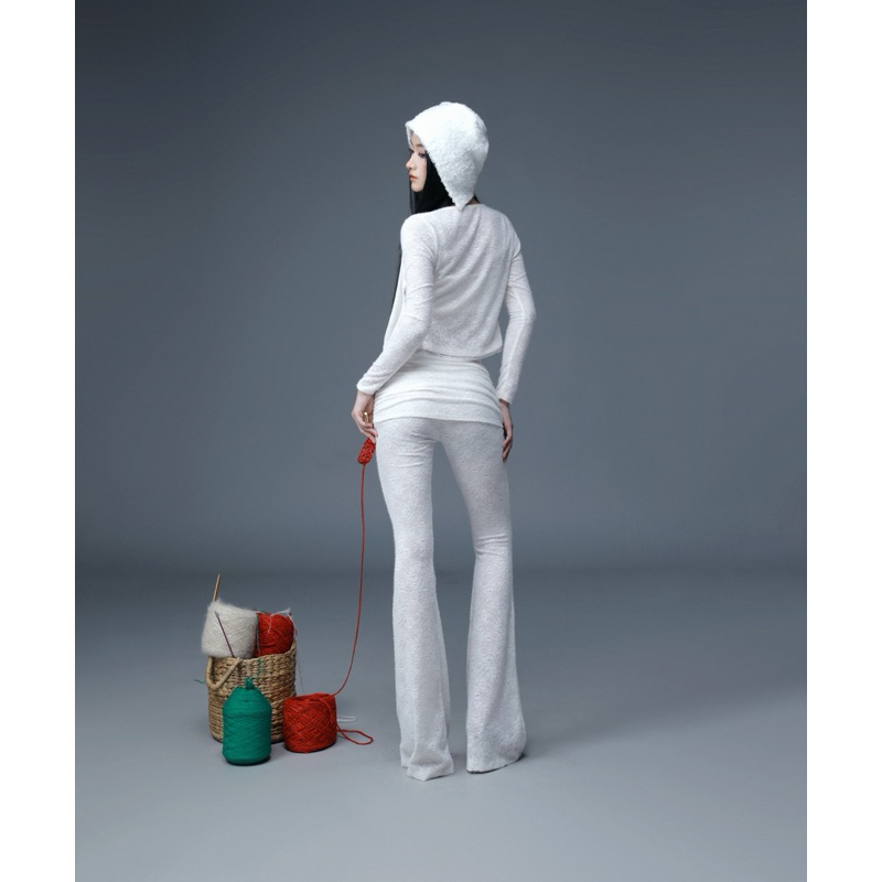 White Melor Pants - Sodope.club